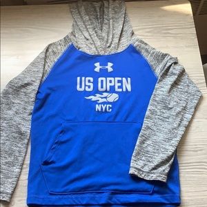 Boys Under Armour US Open dry fit hoodie